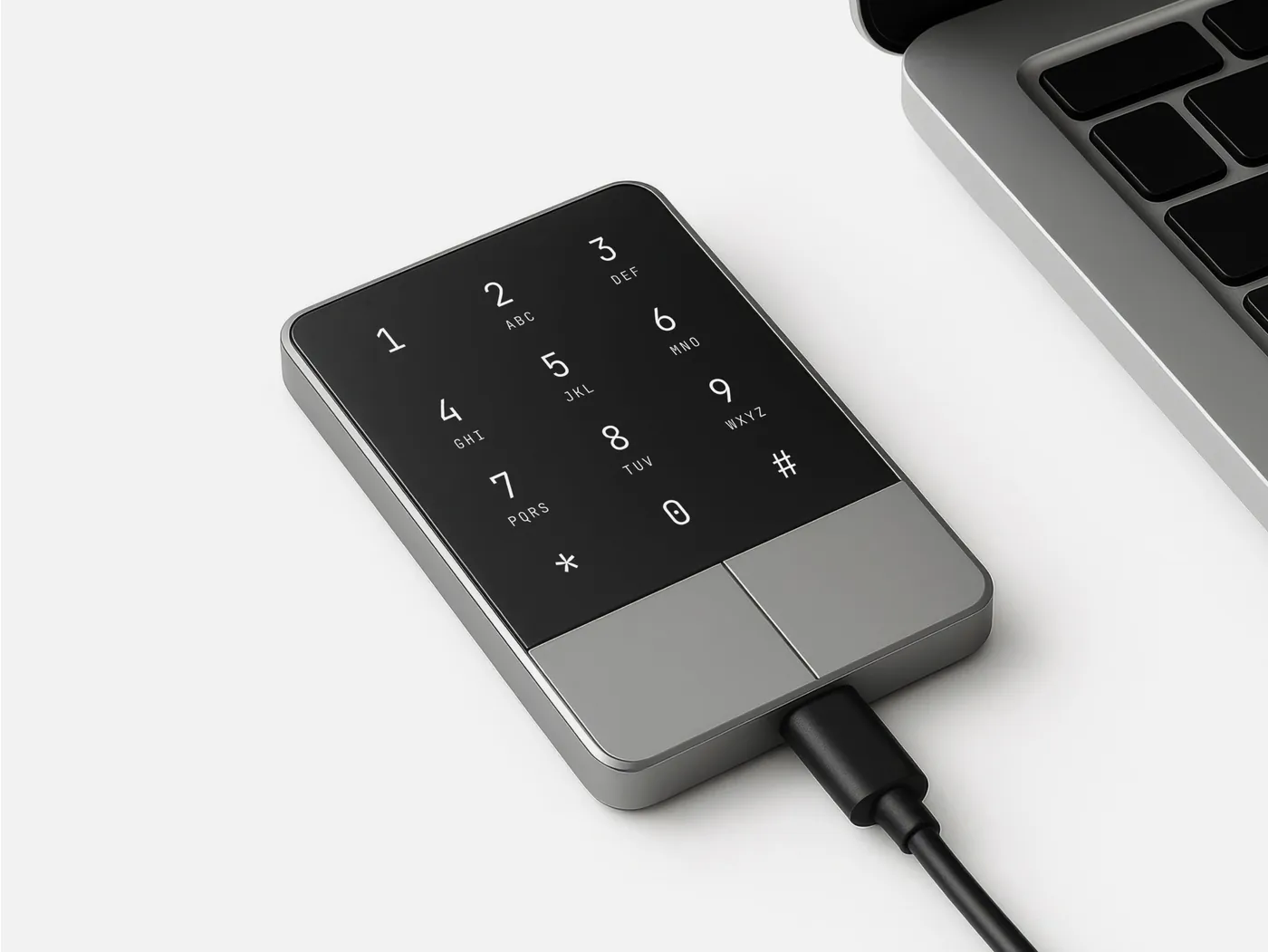 Trading device with a keypad